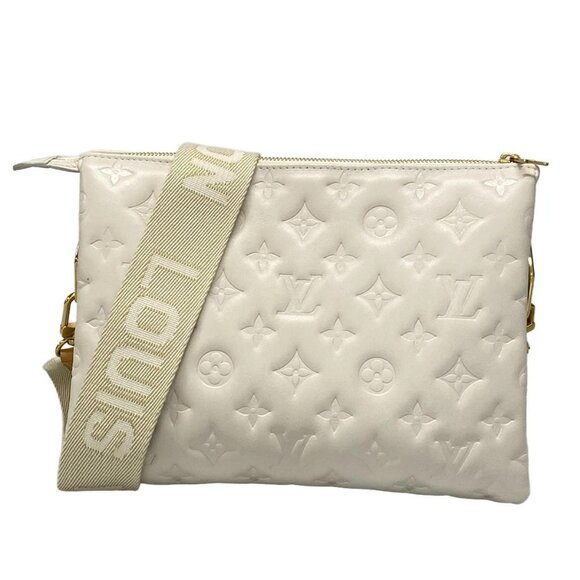 Auth LOUIS VUITTON Coussin PM M57793 Creme Coussin PL0291 Shoulder Bag - Picture 1 of 16